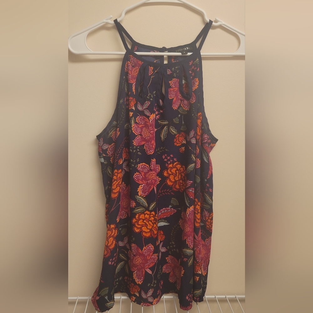 BUNDLE - Papermoon Navy Floral Halter Top